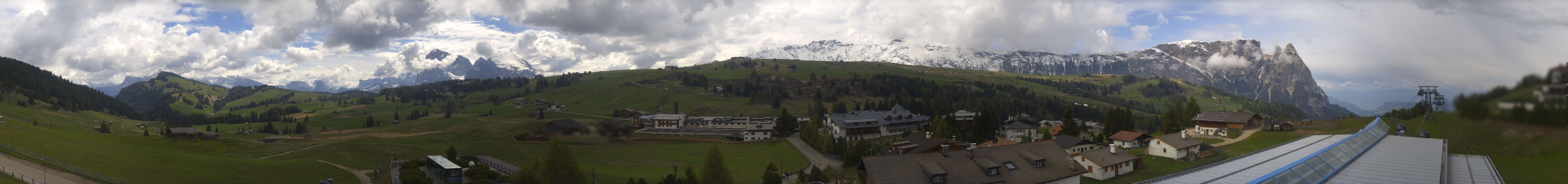 Archiv Foto Webcam Panoramablick Compatsch Seiser Alm
