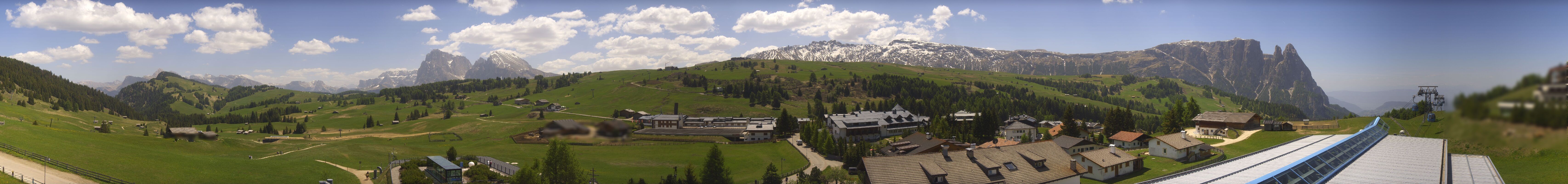 Archiv Foto Webcam Panoramablick Compatsch Seiser Alm