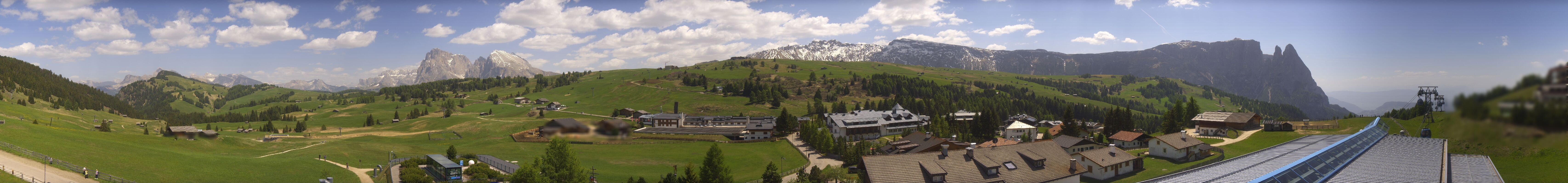 Archiv Foto Webcam Panoramablick Compatsch Seiser Alm