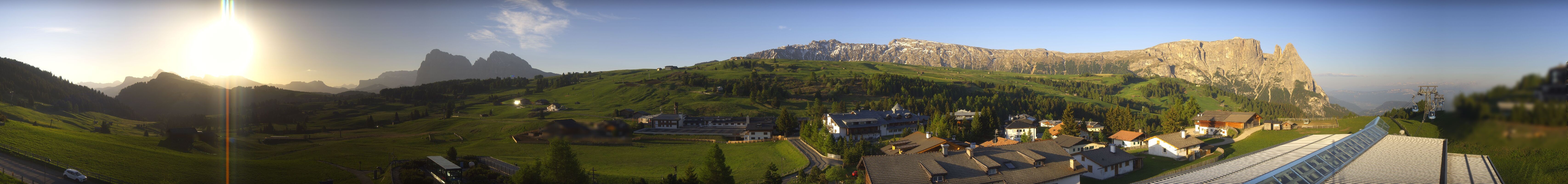 Archiv Foto Webcam Panoramablick Compatsch Seiser Alm