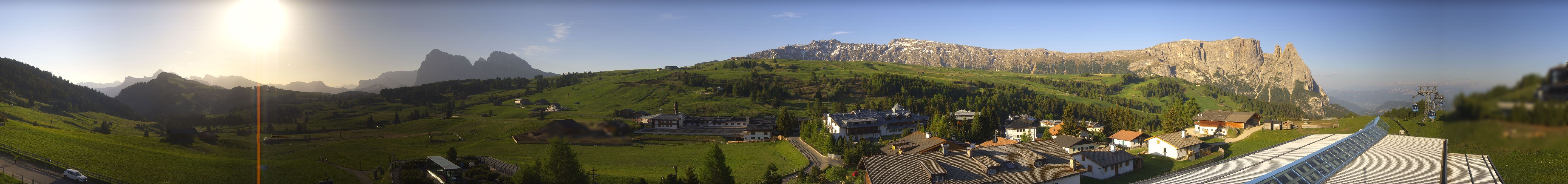 Archiv Foto Webcam Panoramablick Compatsch Seiser Alm
