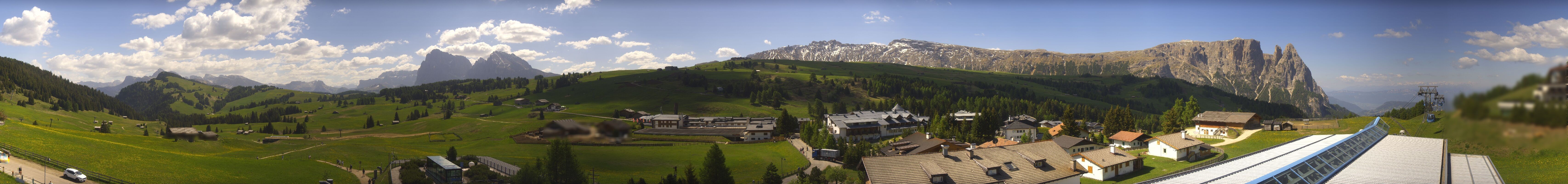Archiv Foto Webcam Panoramablick Compatsch Seiser Alm