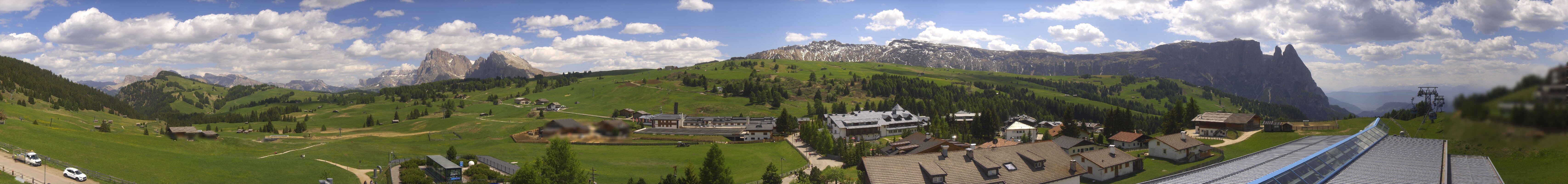 Archiv Foto Webcam Panoramablick Compatsch Seiser Alm