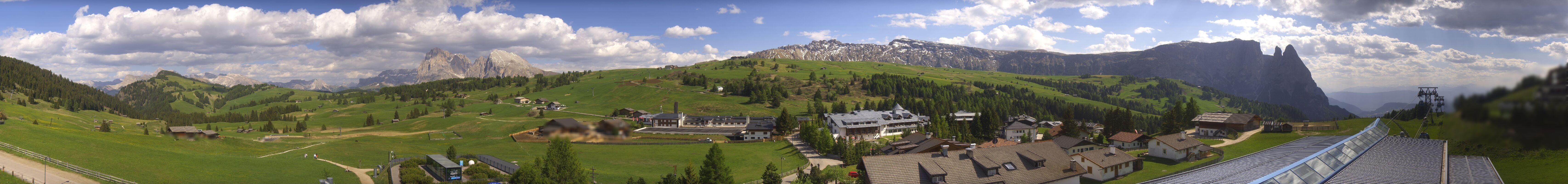 Archiv Foto Webcam Panoramablick Compatsch Seiser Alm