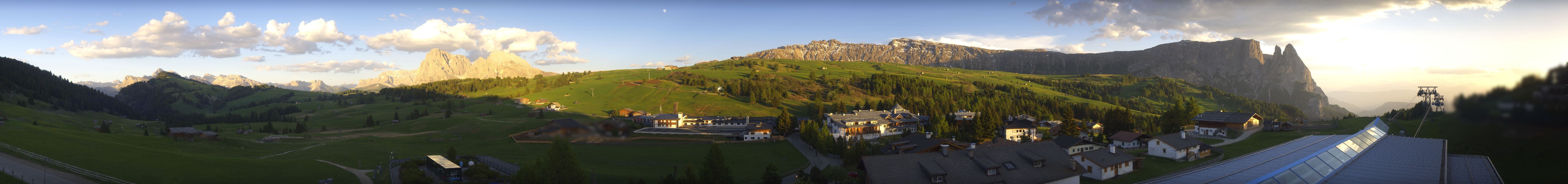 Archiv Foto Webcam Panoramablick Compatsch Seiser Alm