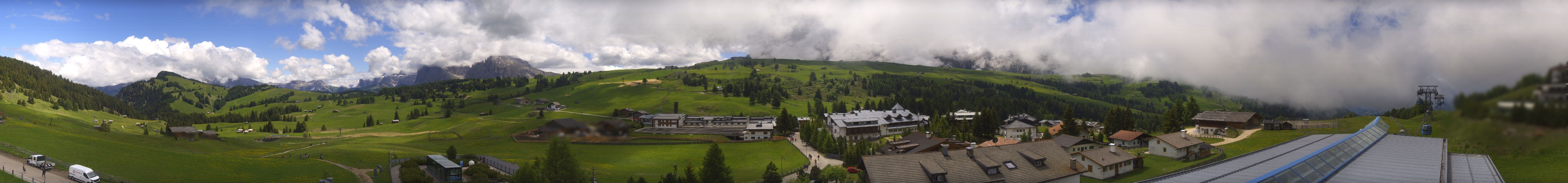 Archiv Foto Webcam Panoramablick Compatsch Seiser Alm