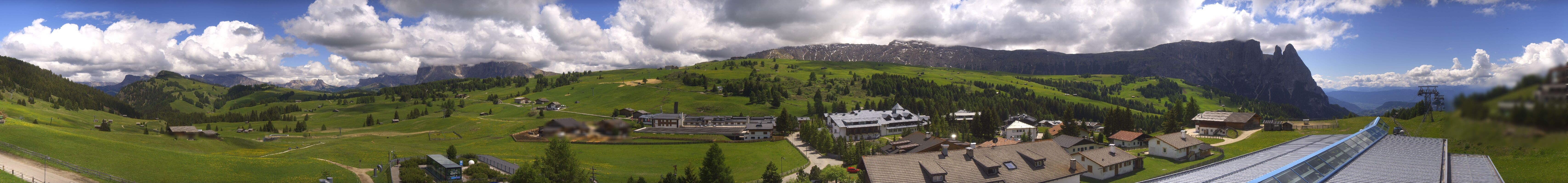 Archiv Foto Webcam Panoramablick Compatsch Seiser Alm