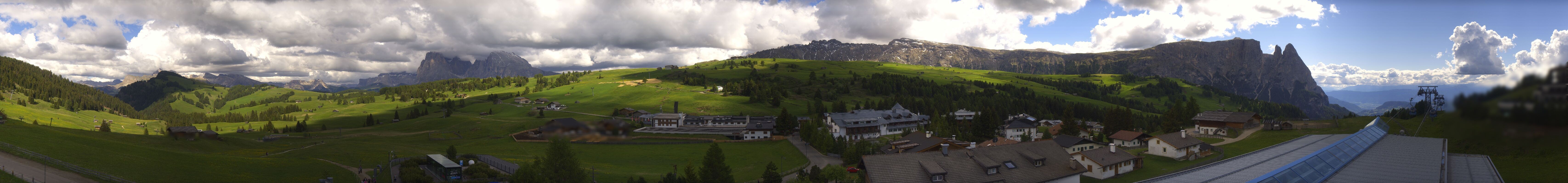 Archiv Foto Webcam Panoramablick Compatsch Seiser Alm