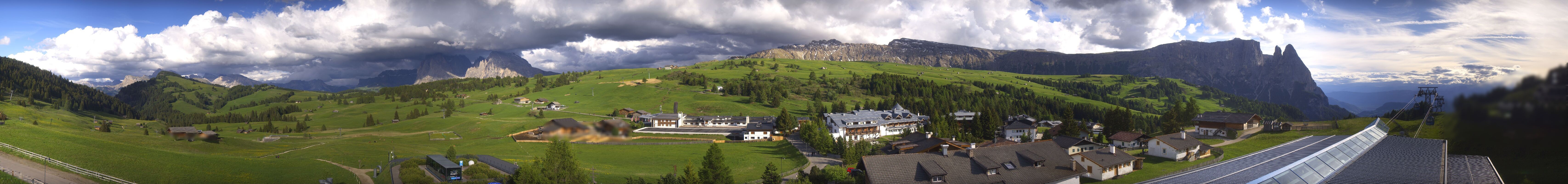 Archiv Foto Webcam Panoramablick Compatsch Seiser Alm
