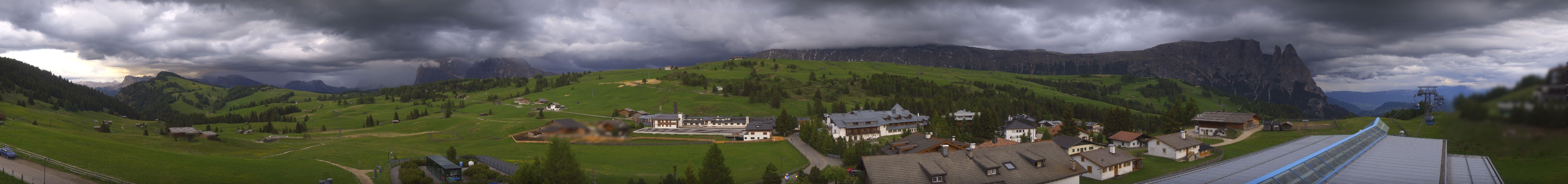 Archiv Foto Webcam Panoramablick Compatsch Seiser Alm