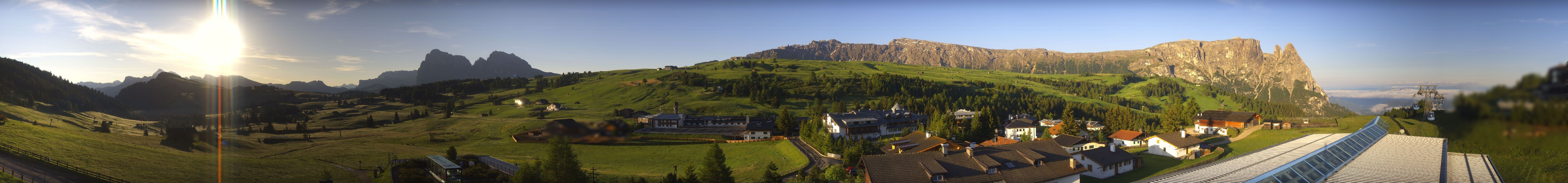 Archiv Foto Webcam Panoramablick Compatsch Seiser Alm
