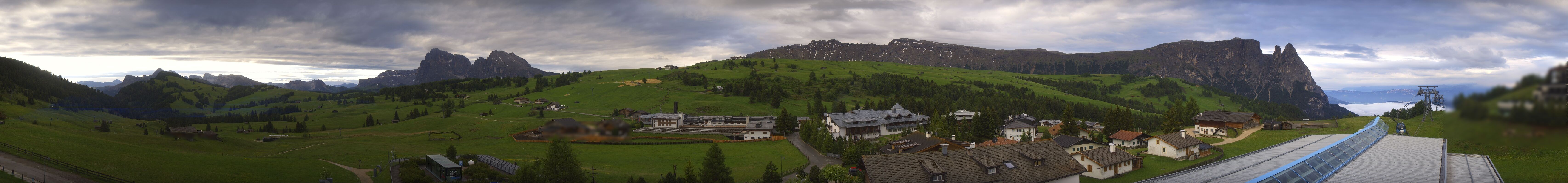 Archiv Foto Webcam Panoramablick Compatsch Seiser Alm