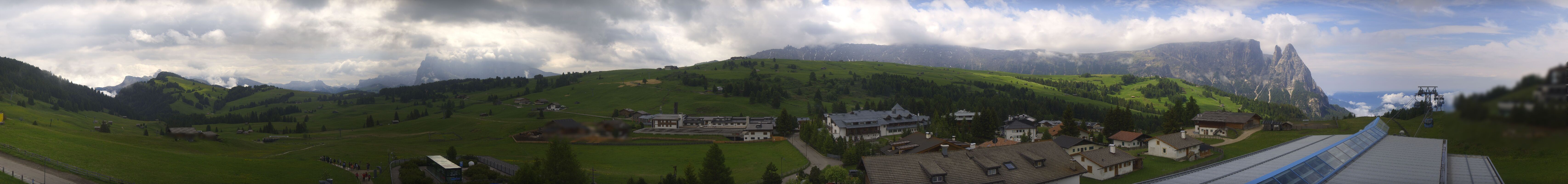 Archiv Foto Webcam Panoramablick Compatsch Seiser Alm