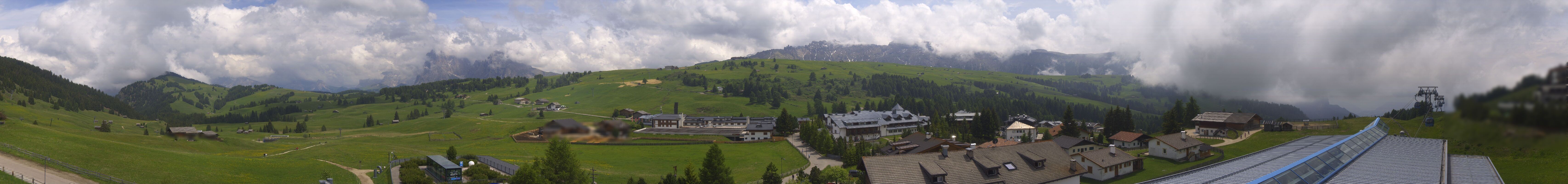 Archiv Foto Webcam Panoramablick Compatsch Seiser Alm