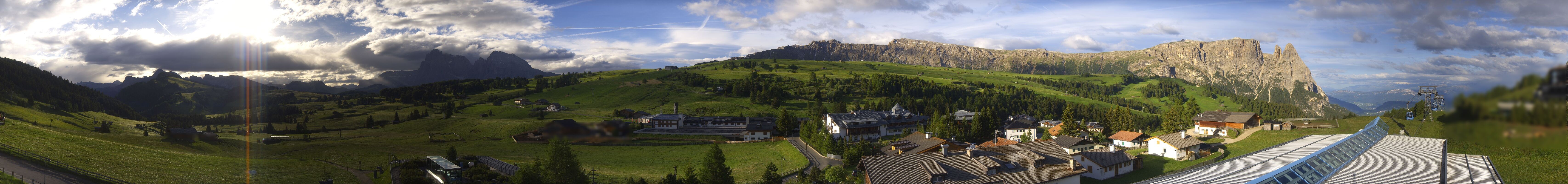 Archiv Foto Webcam Panoramablick Compatsch Seiser Alm