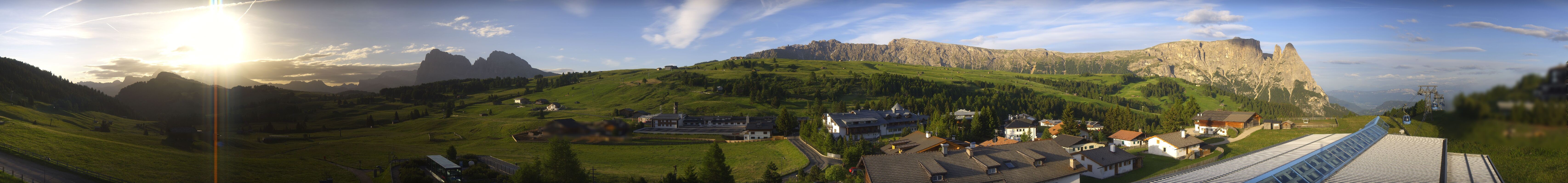 Archiv Foto Webcam Panoramablick Compatsch Seiser Alm