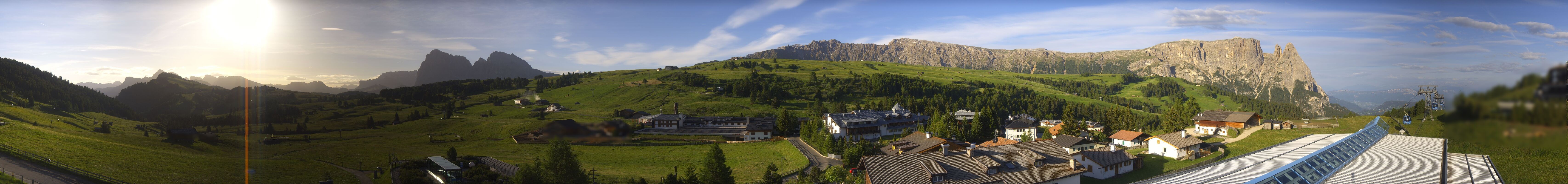 Archiv Foto Webcam Panoramablick Compatsch Seiser Alm
