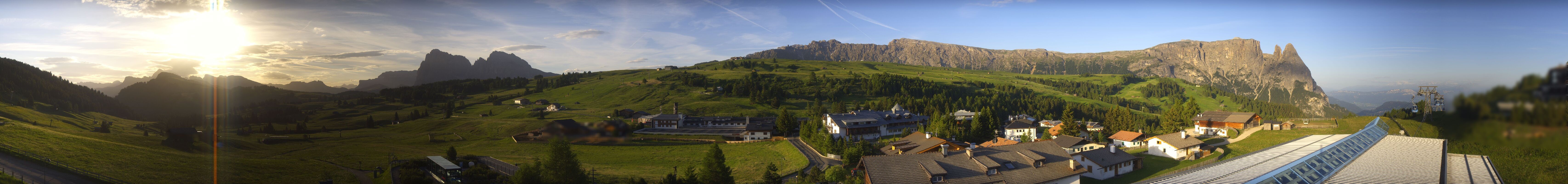 Archiv Foto Webcam Panoramablick Compatsch Seiser Alm
