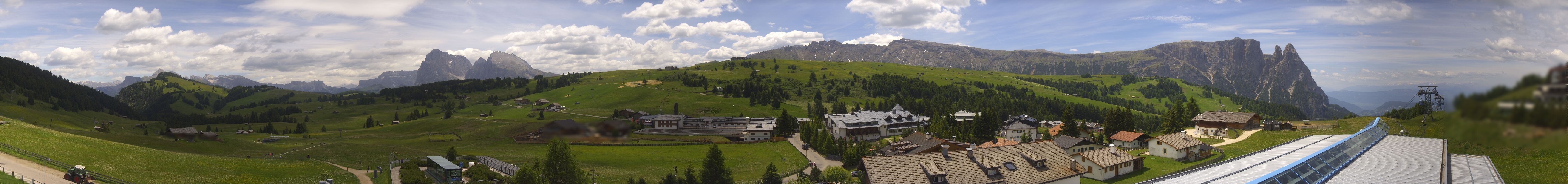 Archiv Foto Webcam Panoramablick Compatsch Seiser Alm