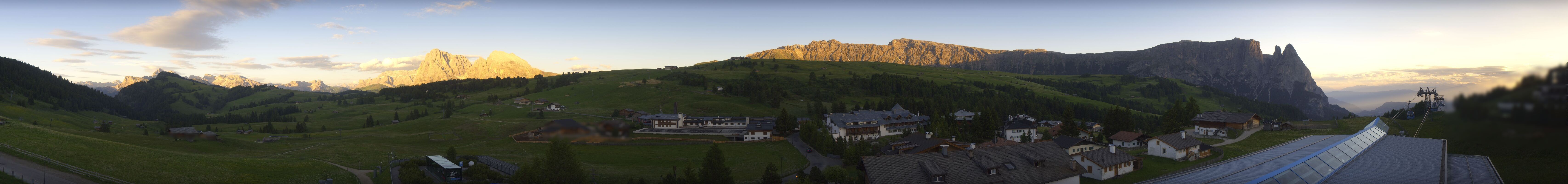 Archiv Foto Webcam Panoramablick Compatsch Seiser Alm