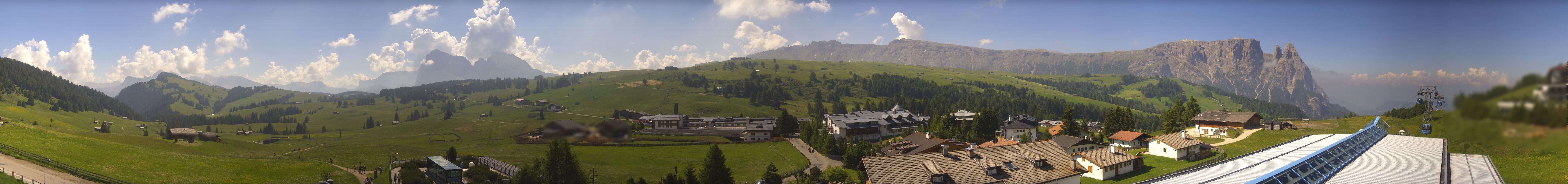 Archiv Foto Webcam Panoramablick Compatsch Seiser Alm