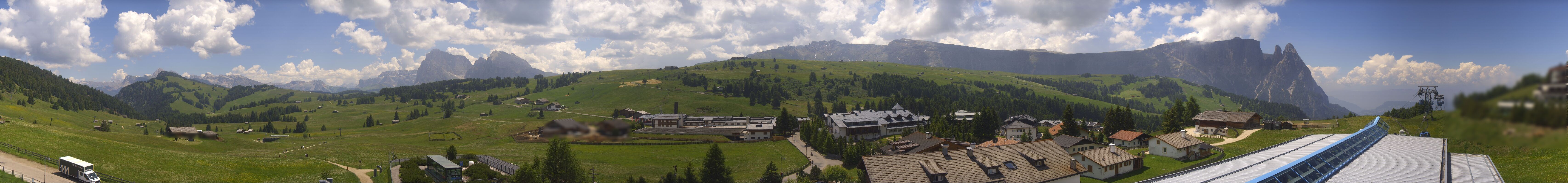 Archiv Foto Webcam Panoramablick Compatsch Seiser Alm