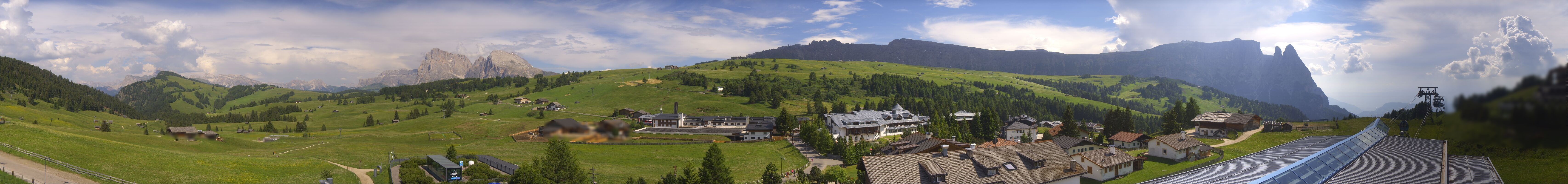 Archiv Foto Webcam Panoramablick Compatsch Seiser Alm