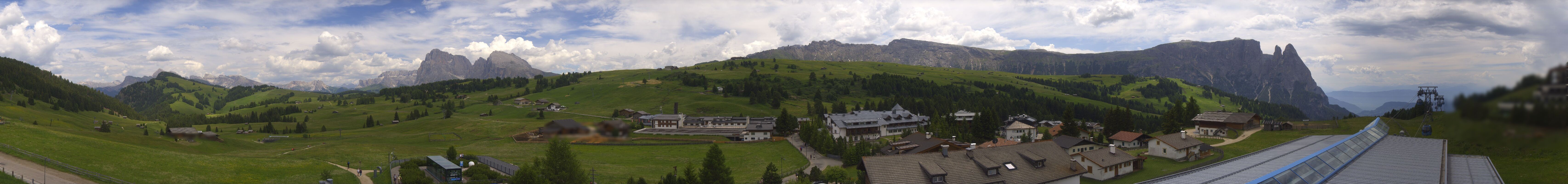 Archiv Foto Webcam Panoramablick Compatsch Seiser Alm