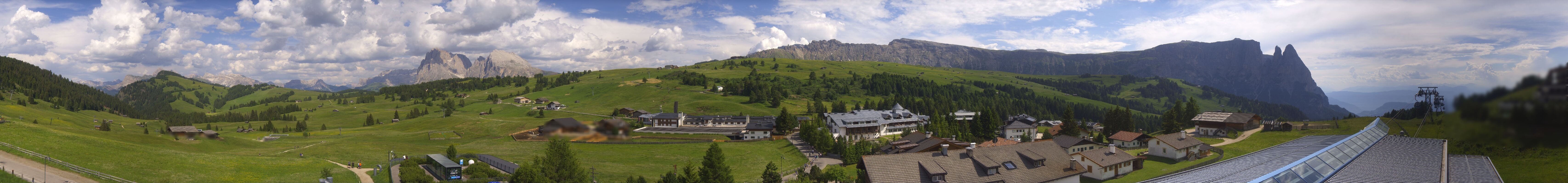 Archiv Foto Webcam Panoramablick Compatsch Seiser Alm