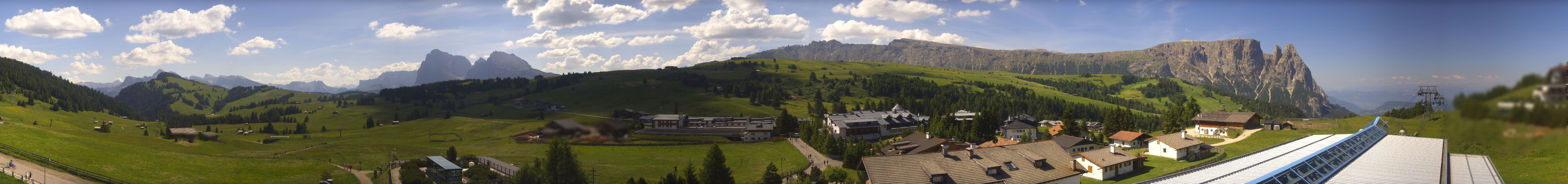 Archiv Foto Webcam Panoramablick Compatsch Seiser Alm