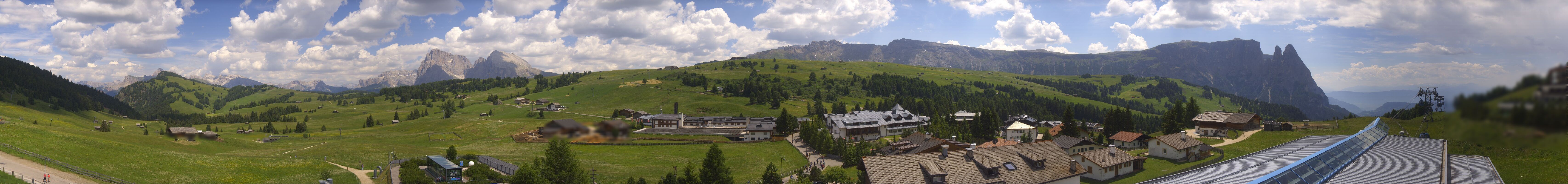 Archiv Foto Webcam Panoramablick Compatsch Seiser Alm