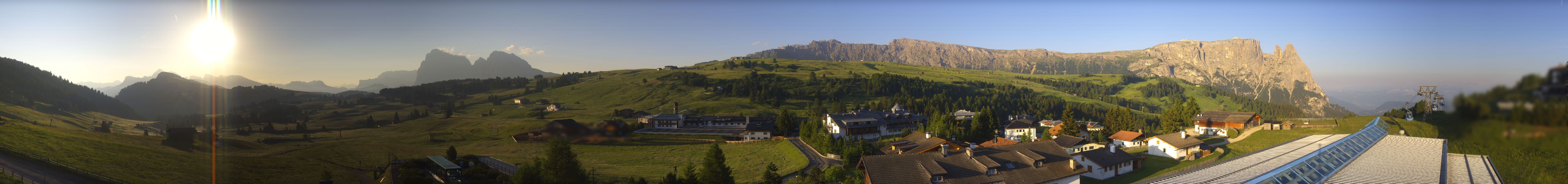 Archiv Foto Webcam Panoramablick Compatsch Seiser Alm