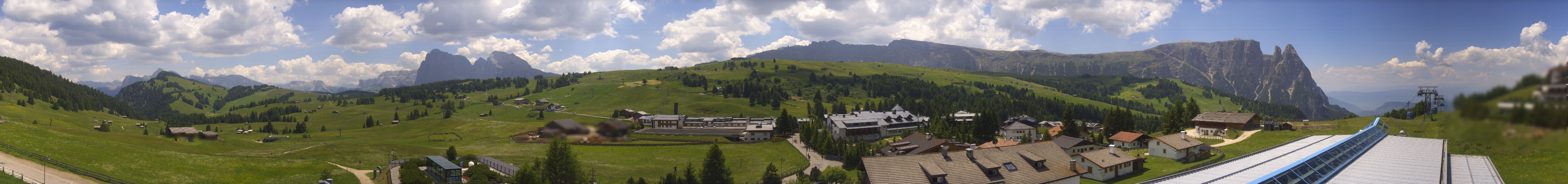 Archiv Foto Webcam Panoramablick Compatsch Seiser Alm