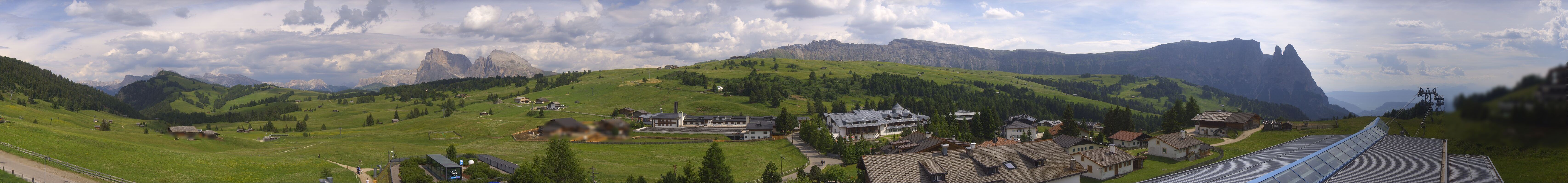 Archiv Foto Webcam Panoramablick Compatsch Seiser Alm