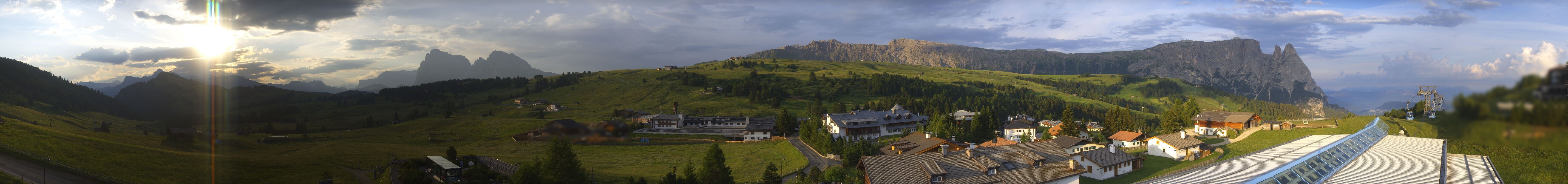Archiv Foto Webcam Panoramablick Compatsch Seiser Alm
