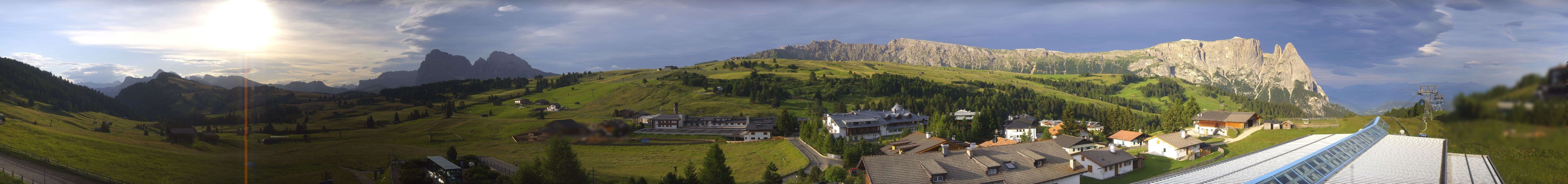 Archiv Foto Webcam Panoramablick Compatsch Seiser Alm