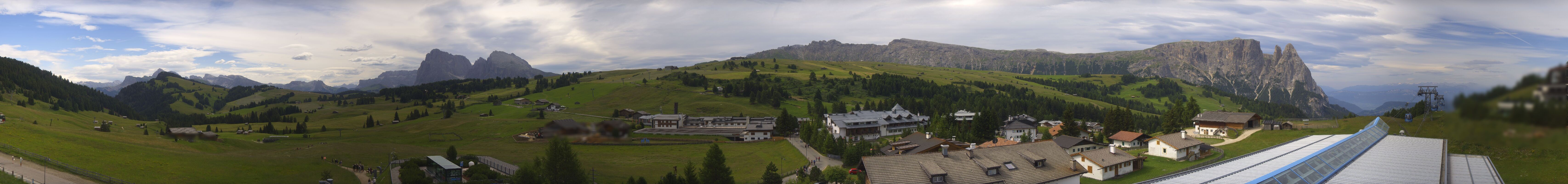 Archiv Foto Webcam Panoramablick Compatsch Seiser Alm