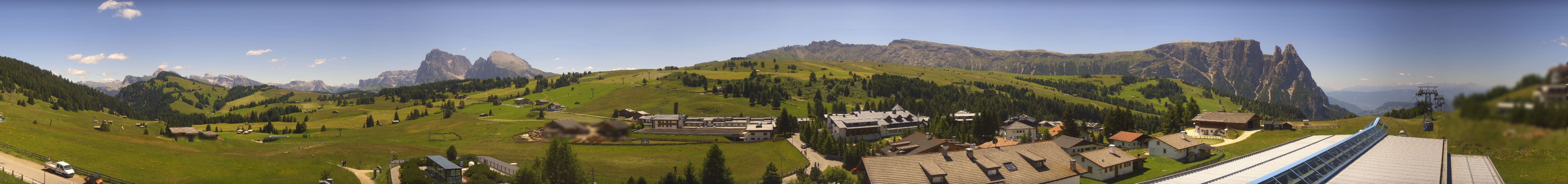 Archiv Foto Webcam Panoramablick Compatsch Seiser Alm