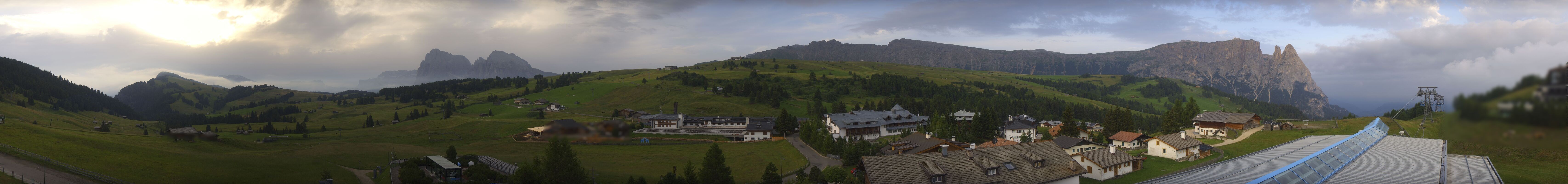 Archiv Foto Webcam Panoramablick Compatsch Seiser Alm