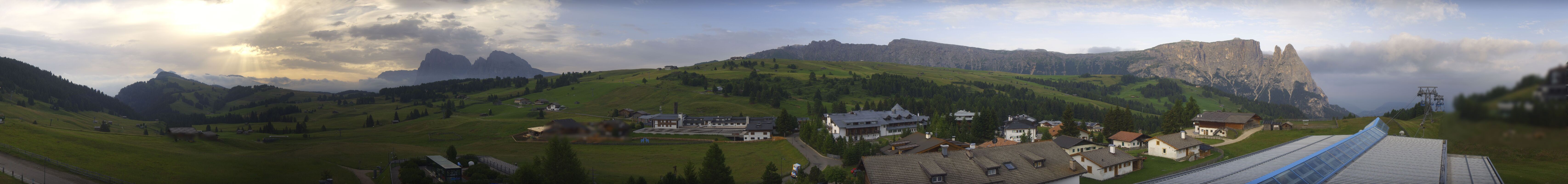 Archiv Foto Webcam Panoramablick Compatsch Seiser Alm