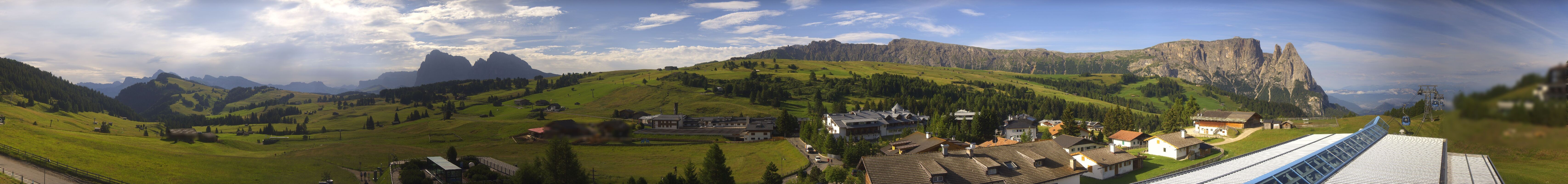 Archiv Foto Webcam Panoramablick Compatsch Seiser Alm