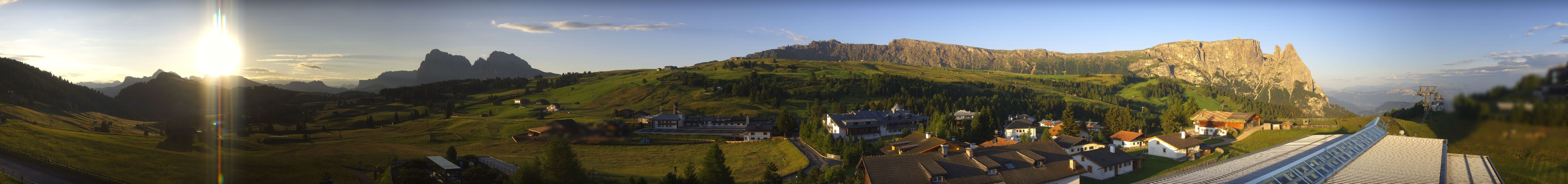 Archiv Foto Webcam Panoramablick Compatsch Seiser Alm