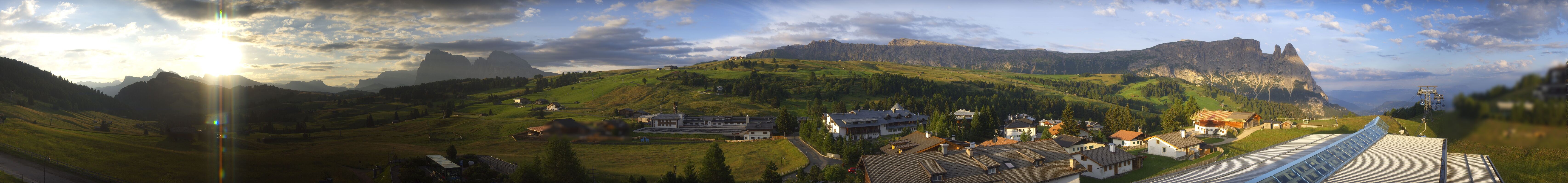 Archiv Foto Webcam Panoramablick Compatsch Seiser Alm