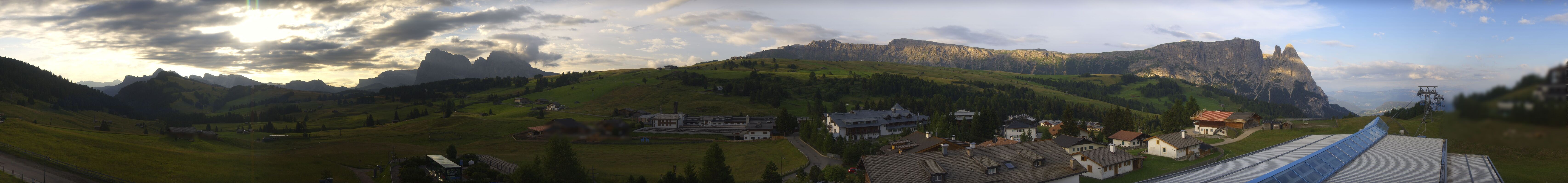 Archiv Foto Webcam Panoramablick Compatsch Seiser Alm