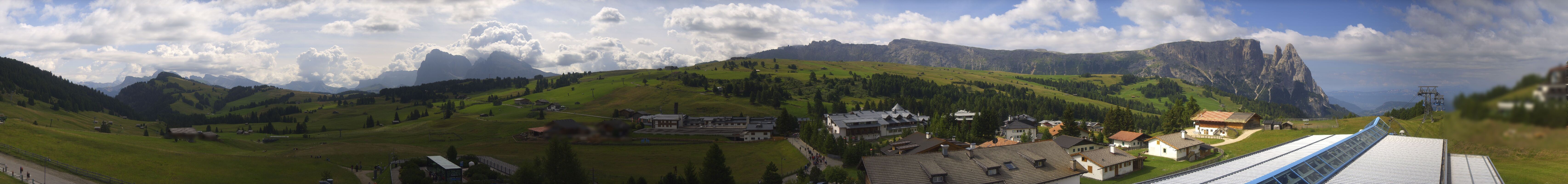 Archiv Foto Webcam Panoramablick Compatsch Seiser Alm