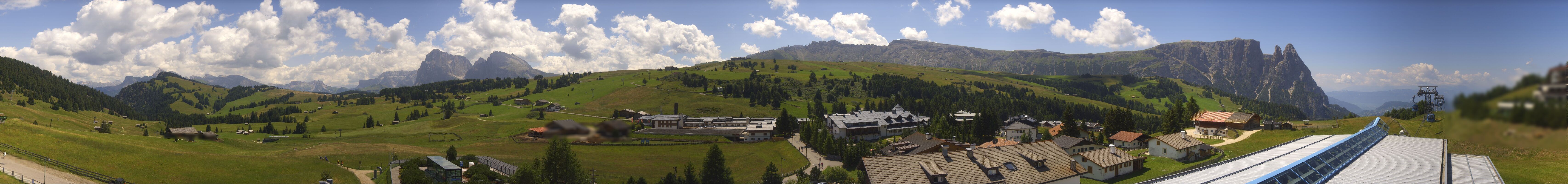 Archiv Foto Webcam Panoramablick Compatsch Seiser Alm