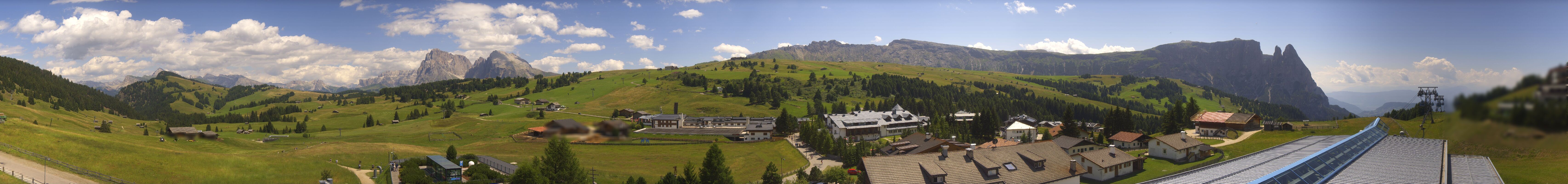 Archiv Foto Webcam Panoramablick Compatsch Seiser Alm