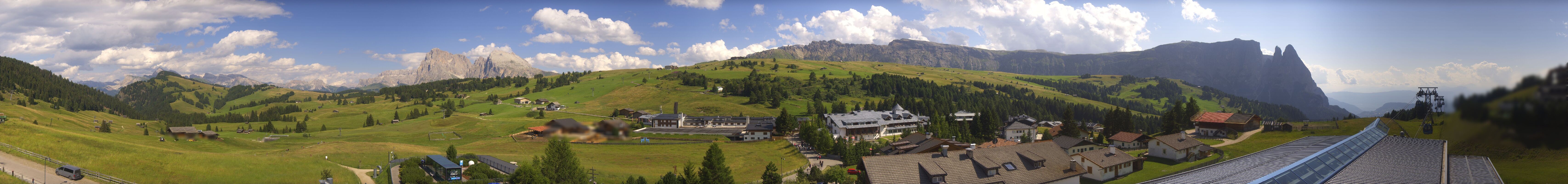 Archiv Foto Webcam Panoramablick Compatsch Seiser Alm