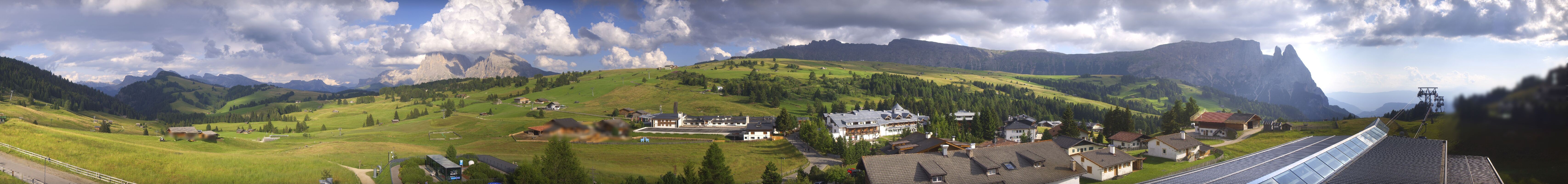 Archiv Foto Webcam Panoramablick Compatsch Seiser Alm