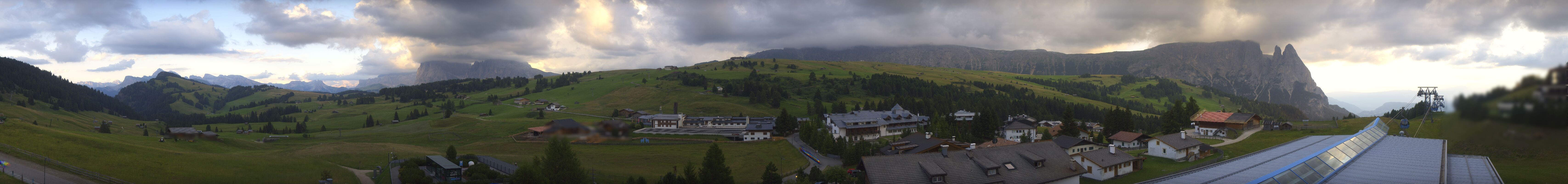 Archiv Foto Webcam Panoramablick Compatsch Seiser Alm